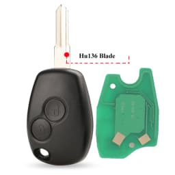 jingyuqin10x 2BTNRemote Car Key For Renault Duster Modus Clio 3 DACIA Logan Sandero 433Mhz PCF7947 PCF7946 pcf7952E Chip