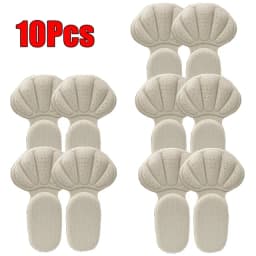 New Sponge Heel Cushion Back of Inserts Heel Protectors Shoe Pads for Shoe Too Big Soft Mesh Heel Grips Shoes Insoles 2 in 1