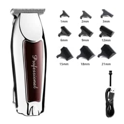 Kemei 9163 Professional Hair Cutting Machine Trimmer for Men Finishing Haircut Cordless Clipper Electric Shaver Beard Barber