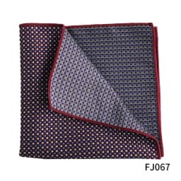 Pocket Square Silk Jacquard Woven Red Orange Handkerchief Fashion Men Suit Pocket Hanly Wedding Business Party Suit Set Handker