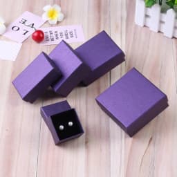 12pack Starry Sky Paper Jewelry Box Earnail Ring Bracelet Necklace Display Valentines Day Wedding Birthday Gift Packaging Boxs 
