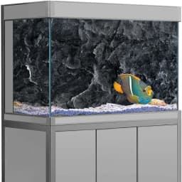 3D Effect Black Rock Aquarium Vinyl Background Poster HD Rock Stone Self Adhesive Fish Tank Wallpaper 3d Background
