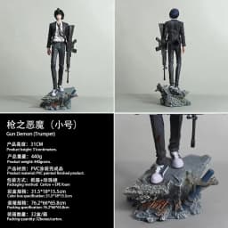 Chainsaw Man Gun Devil Devil Hunter Gk Anime Figure Resin Statue Desktop Decoration Ornament For Anime Fans Collection Gift