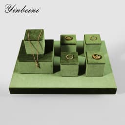 Yinbeini Jewelry Storage Sets Ring Earring Necklace Display Stand Pendant Bracelet Storage Stand TB009