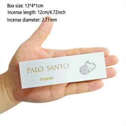 30 Sticks High-Grade Palo Santo Incense White Sage Cedar Coffee Home Fragrance Natural Aromatherapy Suitable for Yoga Meditation