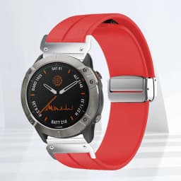 Magnetic Silicone Strap for Garmin watch Fenix 6 6x 7 7x pro 5 5x Plus 3 3HR Quick Fit No Gaps Sports 22mm 26MM Band for Enduro