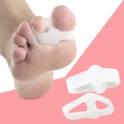 1/2/3/4Pairs Gel Toe Separator Toe Protector to Correct Bunions and Restore Toes to Their Original Shape for Women Men Spacers