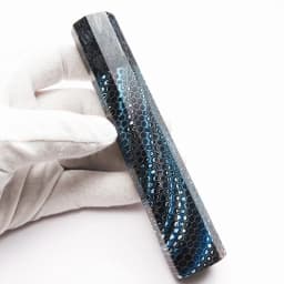 1pc Carbon Fiber + C-Tek Resin Octagonal Knife Handle for DIY Semi-finished Damascus Knife Handle Material Kitchen Knife Handle