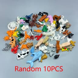 MOC City Animals Building Block Model Farm Ranch Scene Accessories Goat Wolf Pig Owl Flamingo Parrot Bird Zoo Kids Brick Toy T04