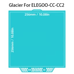 BIQU Panda Build Plate CryoGrip Pro Glacier/Frostbite Spring Steel 2-Sided Textured for BambuLab P1P P1S P2S A1 X1 3D Printer