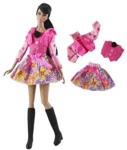 1 Set BABI Doll Clothes 1:6 Scale Dress Outfit for 11.5 inch 30cm Doll Many Style for Choice Gifts for Girls #2