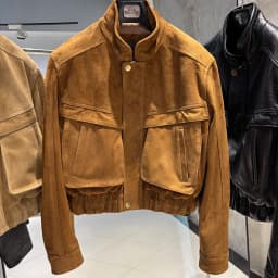 YOLOAgain 2026 Spring Short Suede Bomber Jacket Women Genuine Sheepskin Leather Jacket Ladies