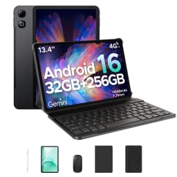 DOOGEE Tab G6 Max 2 in 1 Tablet PC 32GB 256GB 13.4'' FHD+ Display Android 16 Gemini AI 11000mAh 7.7mm Ultra-thin Widevine L1
