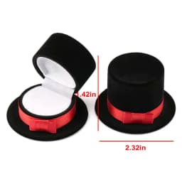 1PCS Mini Velvet Ring Box Creative Jewelry Case Holder Ring Earring Display Box for Wedding Proposal Engagement Birthday Gift