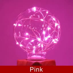 LED Edison String Light Bulb E27 110V 220V G95 Colorful RGB Lighting Copper Wire Bulb Home Decor Holiday Night Light Lamp