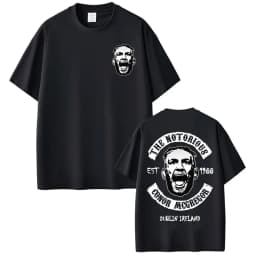 Limited Connor Mcgregor The Notorious Graphic Tee Shirt Men Women Fashion Retro Classic T Shirt Casual Cotton Oversized T Shirts