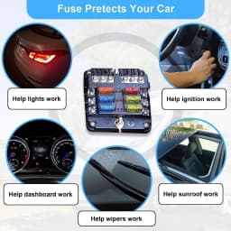 180Pcs Car Fuses Assorted Kit, 60 Mini Blade Car Fuse +60 Standard Fuse Automotive +60 Micro Fuse + Fuse Puller