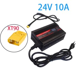 24V 10A Charger Smart Aluminum Case Is Suitable For 2S 24V LCD Dispay Lead Acid Battery OLED Display Fast Charger OHRIJA