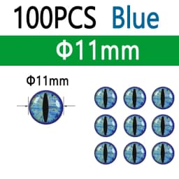 100pcs Holographic 3D Epoxy Fish Eyes Dragon Eyes For Baitfish Streamer Saltwater Fly Jig Baits Fishing Lure Making 3mm~12mm