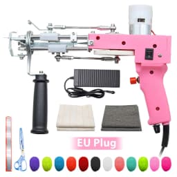 Tufting Gun 2 IN 1 Electric Carpet Tufting Gun Can Do Both Cut Pile and Loop Pile Hand Gun Carpet Weaving Flocking Power Tools