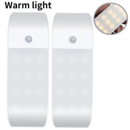 PIR Sensor LED Induction Night Light Rechargeable Closet Lights Magnetic Cabinet Lamp For Bedroom Corridor Stairs Bathroom