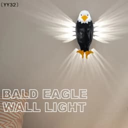 Wall Mount Eagle Night Light Owl Eagle Shape Cool Wall Decor Lamp Decorative Animal Lamp For Bedroom Living Room 〔YY32〕