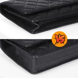 Purse WOC Base Shaper, Felt Base Shaper Saver and Insert for Wallet on Chain Bags Handbag woc Bag Base Shaper Black and Red