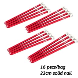 Widesea Camping 16pc/set Tent Pegs Stakes Nails for Hard Snow Floor Outdoor Accessorie Shelter Equipment Supplies Hiking Tourist