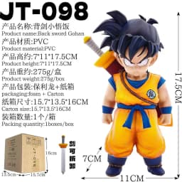 Jt Statue 17.5cm/6.89inch Dragon Ball Z Son Gohan Figure Super Saiyan Pvc Action Figures Collection Model Toys Gifts