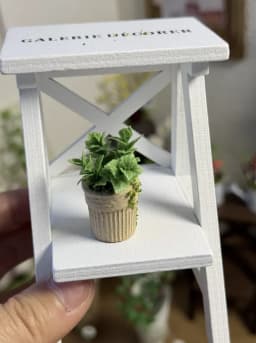 1:6 Miniature Plant Set, Handmade Realistic Fern Maple Caladium Potted,Exclusive Custom Sizes BJD Dollhouse Garden Bjd Decor Art
