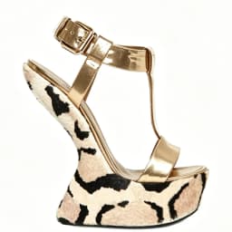 Strange Style Mixed Colors Fretwork Heel Sandals Pointed Toe Leather Size35-48Customized New Arrivals Fashion Women Modern Shoes