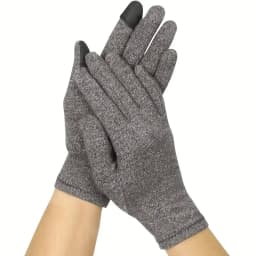 1Pair Unisex Compression Arthritis Gloves, Touch Screen Full Finger Gloves, Compression Gloves, For Therapy, Rehabilitation