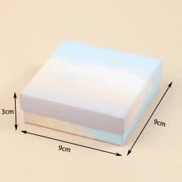 1Pcs Ink Cloud/Marble/Internet Celebrity Paper Box Kraft Paper Handbag Charm Bracelet Necklace Pendant Jewelry Display Gift Box