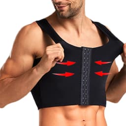 Men Gynecomastia Shaper Vest Abdomen Slimming Chest Control Shapewear Short Compression Shirts Corset Tops Workout Undershirt