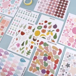 Album Planner Decoration Gift Self-adhesive Diary Scrapbooking Stickers Decorative Decals Label Stickers Stationery Stickers