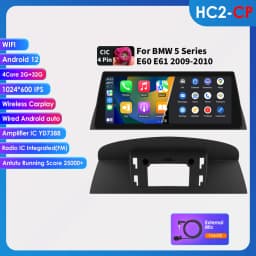 10.25 Android 13 Autoradio For BMW 5 Series E60 E61 CCC CIC 2005-2010 Multimedia Player 4G Carplay 2din Car radio GPS Stereo RDS