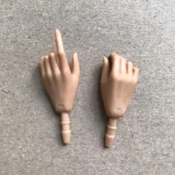 New Original Replacement Doll Hands Monstering High Doll Toy Parts Black Gray Yellow Blue Fishman Doll Hands DIY Toy Accessories