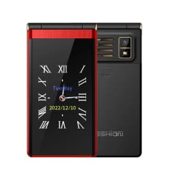Yeemi M1+ 4G Flip Feature Phone 1.77/2.8 Inch Dual Display LED Light Mobile Phones 2 SIM Big Keyboard Loud Voice for Elderly SOS