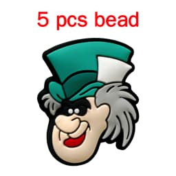 5pcs Silicone Cartoon Beads DIY Pacifier Chain Baby Oral Care Pacify Accessory Part