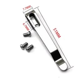 Multi Design Back Clip for DIY Folding Pocket Knife Accessories DIY Back Clip Custom Folding Knife Tool Back Clip Holder-1piece