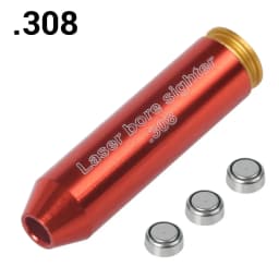 Red Dot Laser Bore Sight 12GA .223/5.56/.308/7.62/.30-06 Cartridge Boresight Brass Laser Bore Sighter Tactical Gun Accessories