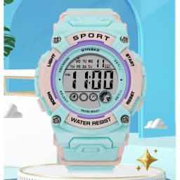 SYNOKE Student Electronic Watch Unisex Sport Watch Multifunction Military Sports Waterproof Luminous LED Digital Kids Big Dial