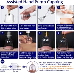 32 Cans Back Vacuum Cupping Device Set Professional Suction Cup Massage Meridian Dredge Vacuum Suction Treatment Cupping Device