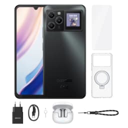 DOOGEE M30 Pro Smartphone 6.88" IP68 Waterproof Android 16 8000mAh Battery 1.3inch Rear Display 64GB(8+56) 256GB NFC Google Pay