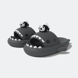 Cute Shark Slippers for Women & Men Summer Platform Night Glow-in-the-Dark Indoor Beach Slides Home Street Wear DIY Accessory