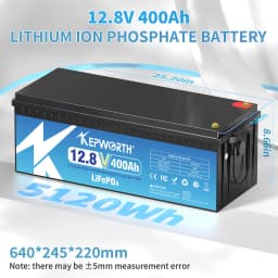 New 12V 50 100 120 135 180 200 300 400Ah LiFePO4 Battery Pack With Upgraded BMS Lithium Power Golf Cart RV Campers Off-Road
