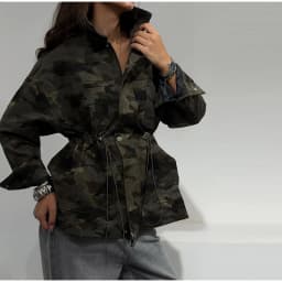 Women Camo Print Hooded Zipper Jacket Elastic Cuff Jacket Cropped Short Length Loose Puffer Winter Warm Winter Street Jackets