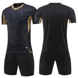 Custom Men Soccer Uniforms For Team Short Sleeve Kits Youth College Football Jerseys Set Quick Dry Sports Shirts Suit Tracksuits