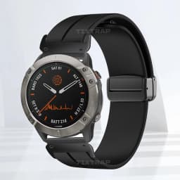 Magnetic Silicone Strap for Garmin watch Fenix 6 6x 7 7x pro 5 5x Plus 3 3HR Quick Fit No Gaps Sports 22mm 26MM Band for Enduro