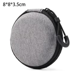 1Pcs Mini EVA Storage Bag Pouch Carrying Bag Zipper Earphone Case For Airpod Earphone/Phone/Charging Cable Digital Accessories